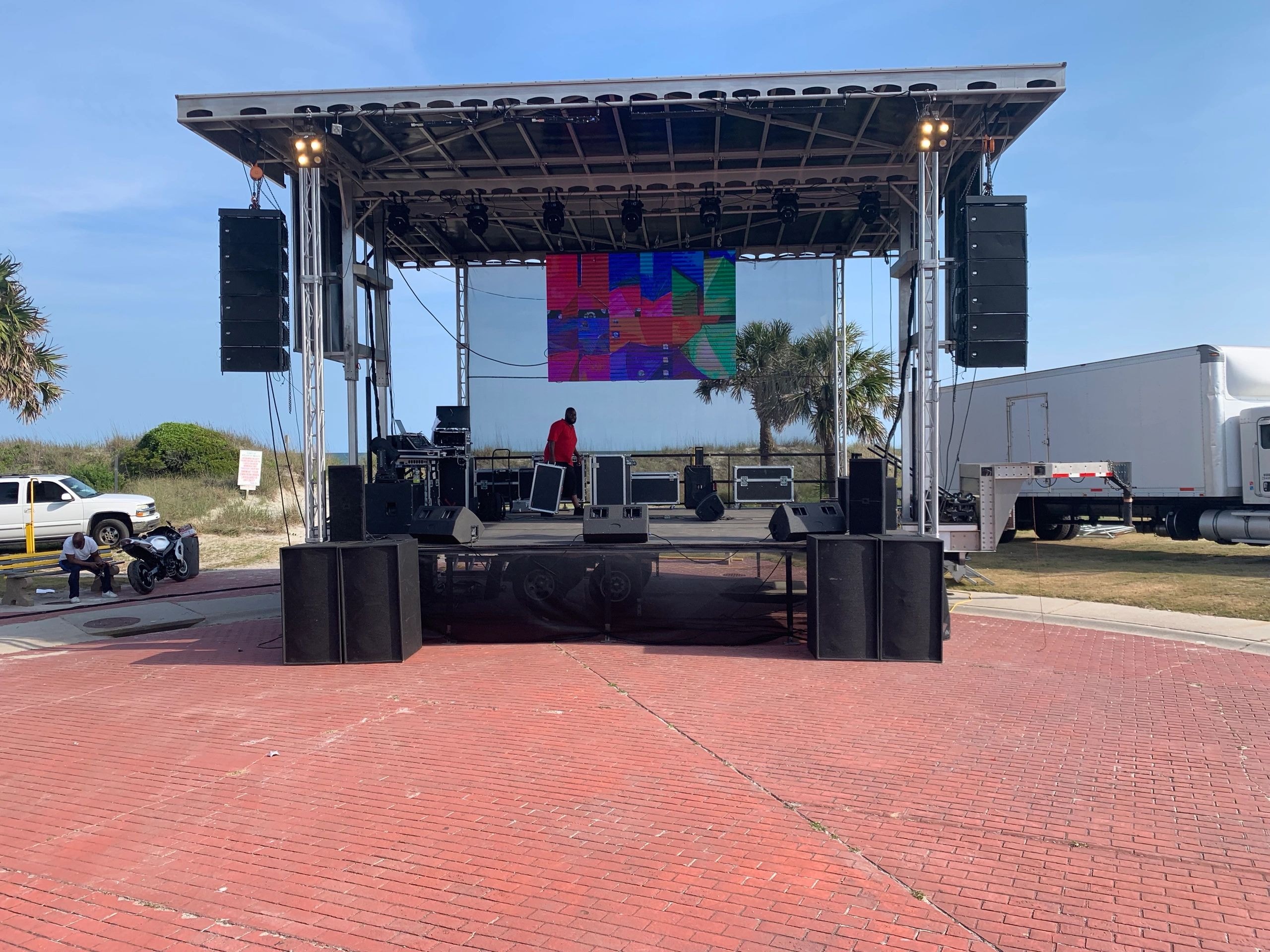 Apex stage production